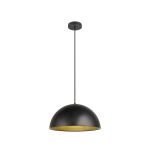 SLV Forchini M 40 Suspension Luminaire Acier Noir | Convient pour 1x E27 