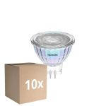 Lot 10x Noxion Spot LED Réflecteur GU4 MR11 4.5W 345lm 36D - 927 Blanc Très Chaud| Meilleur Rendu Des Couleurs - Dimmable - Équivalent 35W