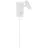 Nordlux LED Applique Murale Omari Blanc 3.2W 320lm 41D - 827 Blanc Très Chaud | Dimmable - Inclinable