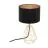 Eglo Lampe De Chevet Carlton 2 Acier Cuivre Noir | IP20 - Convient pour 1x E14 