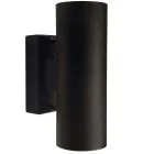 Nordlux Tin Applique Murale Métal Noir Up & Down | Convient pour 2x GU10