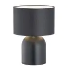 Emibig Lampe De Chevet Aspen Acier Noir | Convient pour 1x E27 - Max 15W