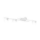 Emibig Plafonnier Fragment Acier Blanc | Convient pour 3x GX53 - Max 12W