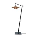 Good&Mojo Vloerlamp Bali Bamboe Zwart | Geschikt voor 1x E27 