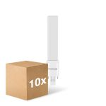 Voordeelpak 10x Noxion Lucent PL-S LED 4.3W - 827 Zeer Warm Wit | 2-Pin - Vervangt 9W
