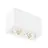 SLV Triledo Dubbel Plafondlamp Aluminium Wit 14W 1300lm 38D - 830 Warm Wit