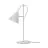 It's about RoMi Tafellamp Lisbon Ijzer Wit | Geschikt voor 1x E14 