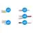 Noxion LED Strip Naga - Verbindingsstuk Enkel Kleur 8mm - Klein 15stuks