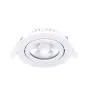 Noxion LED Kantelbaar Slim Spot Wit 6W 550lm - 930 Warm Wit | Zaagmaat 75mm - IP54 - Beste Kleurweergave 