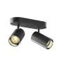 SLV Asto Aluminium Spot Zwart | Geschikt voor 2x GU10