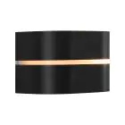 Nordlux Sibelis Wandlamp Aluminium Zwart | IP44 - Geschikt voor E27