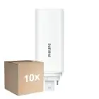 Voordeelpak 10x Philips CorePro PL-T LED Lamp HF 6.5W - 840 Koel Wit | 4-Pin - Vervangt 18W