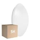 Voordeelpak 5x Ledvance Surface Circulair 400 Wit 24W 1920lm - 840 Koel Wit | IP44 - met Sensor - Koel Wit