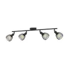 Eglo Plafondlamp Sonni Staal Zwart | IP20 - Geschikt voor 4x E14 